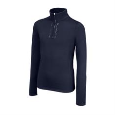 Trainingsshirt Pikeur Zip Kids Donkerblauw