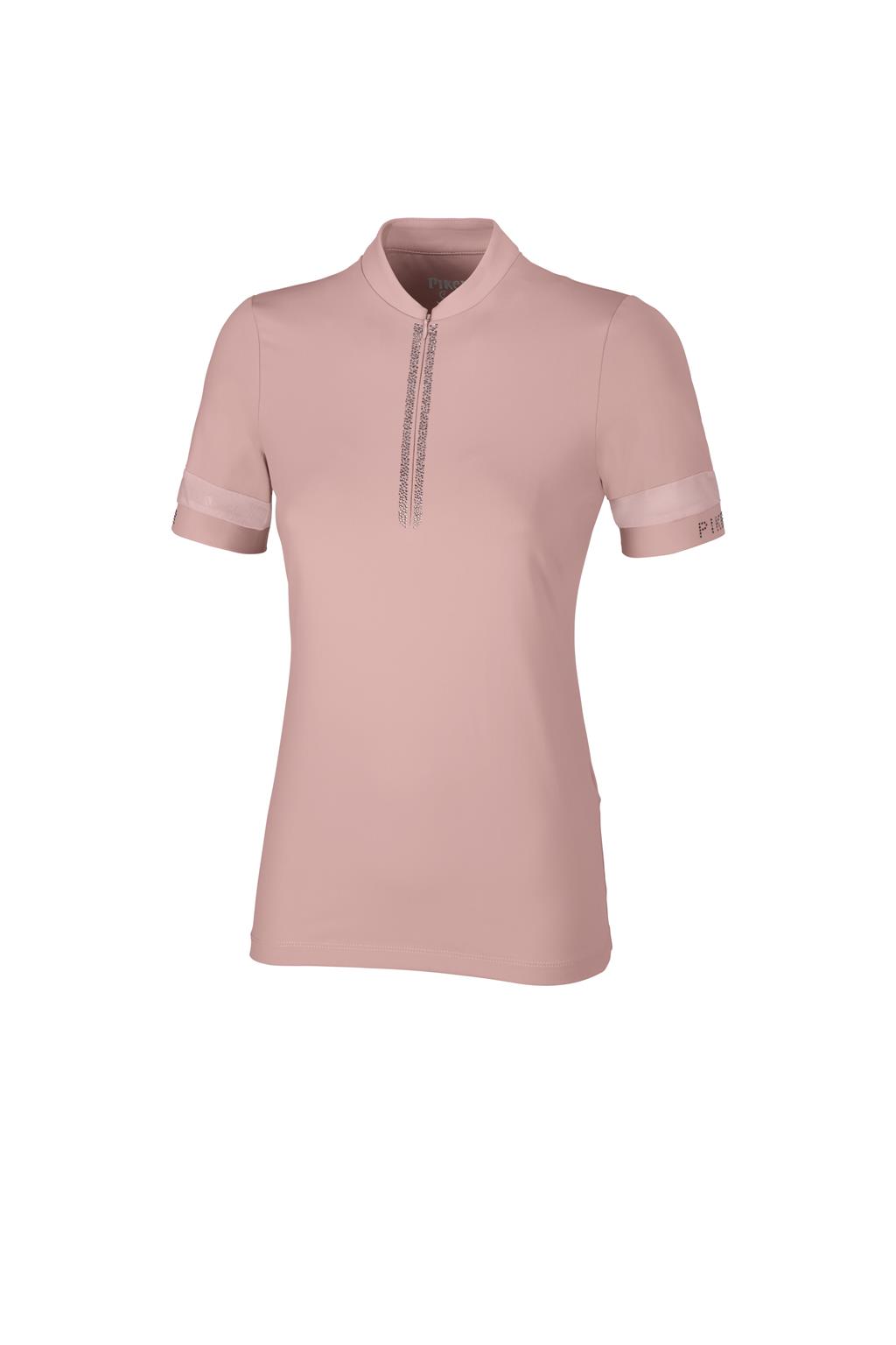 Trainingsshirt Pikeur Zip Selection Middenroze, 38 in middenroze