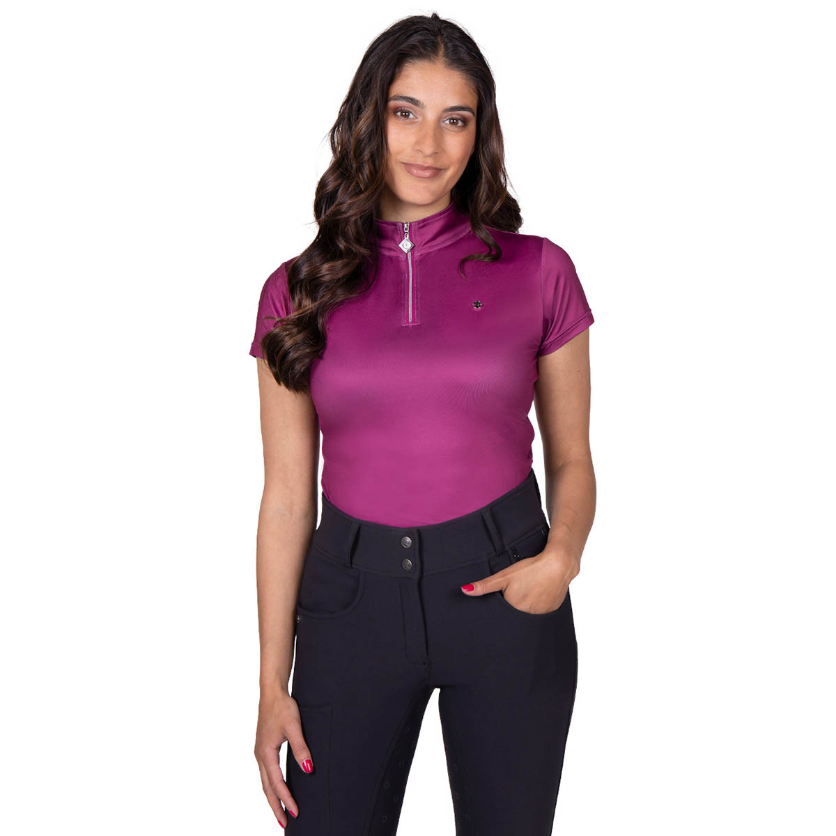 Trainingsshirt Qhp Djune Roze, 34 in roze