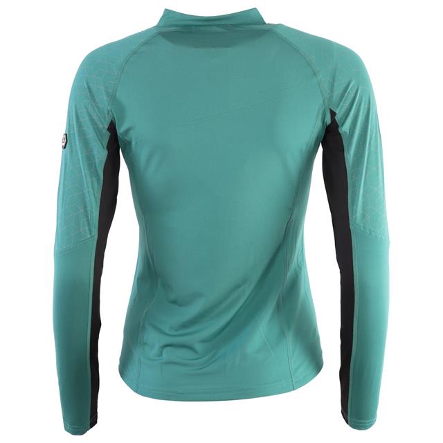 Trainingsshirt QHP Eldorado Eventing Middenblauw-blauw