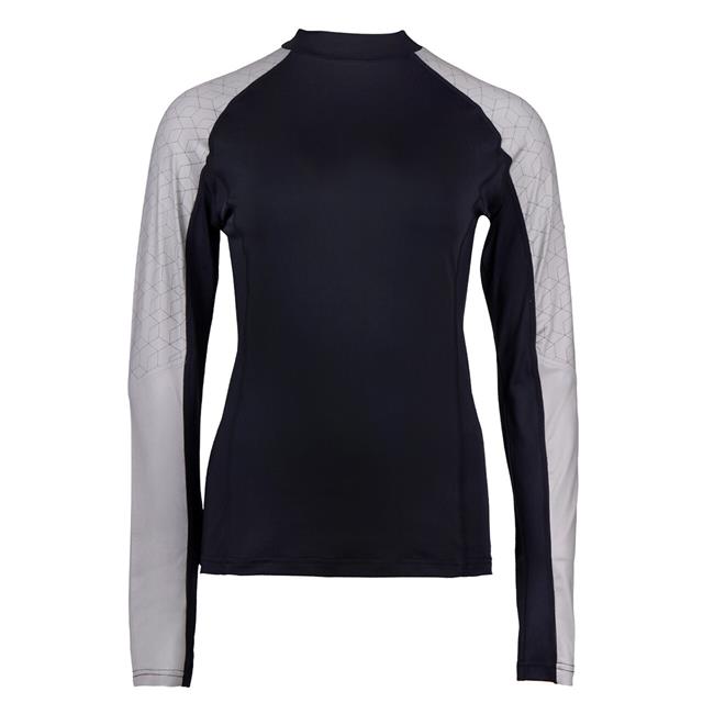 Trainingsshirt QHP Eldorado Eventing Zwart-beige