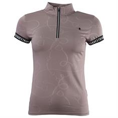 Trainingsshirt QHP Jolien Lichtbruin