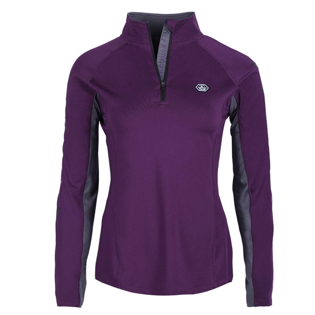 Trainingsshirt Qhp Vegas Donkerroze, 40 in donkerroze