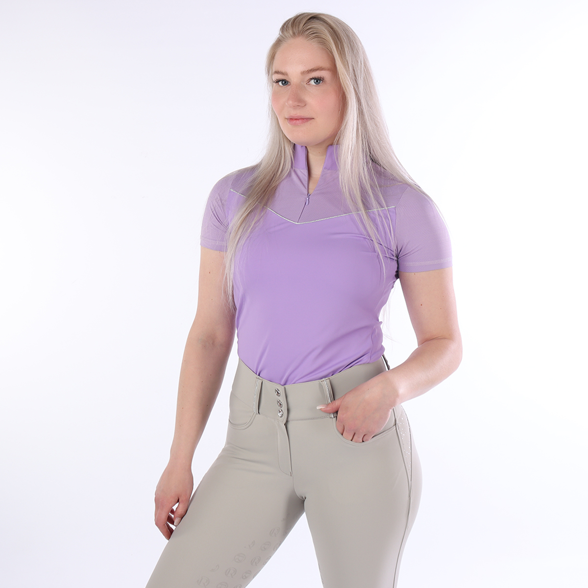 Trainingsshirt Quur Qflora Paars, L in paars