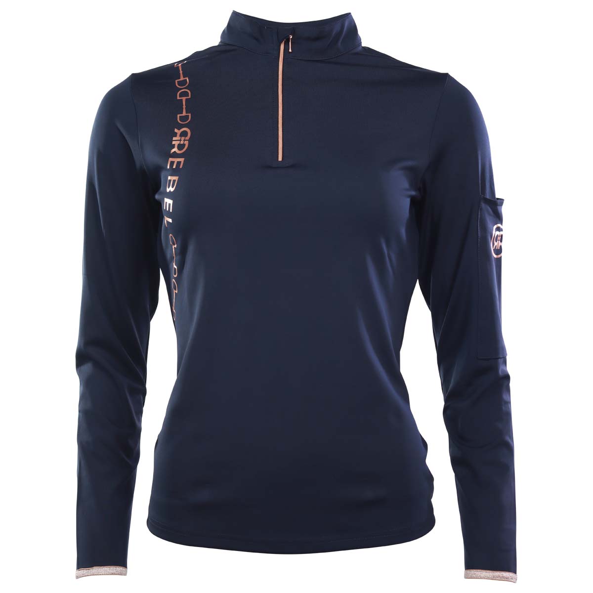 Trainingsshirt Rebel By Montar Donkerblauw, XS in donkerblauw