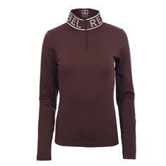 Trainingsshirt Rebel By Montar Logo Collar Bruin