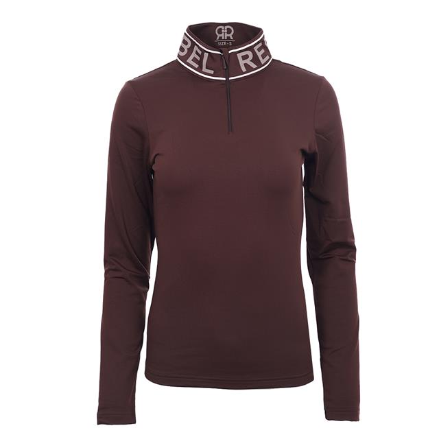 Trainingsshirt Rebel By Montar Logo Collar Bruin