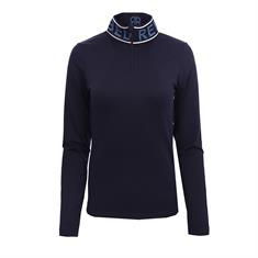Trainingsshirt Rebel By Montar Logo Collar Donkerblauw