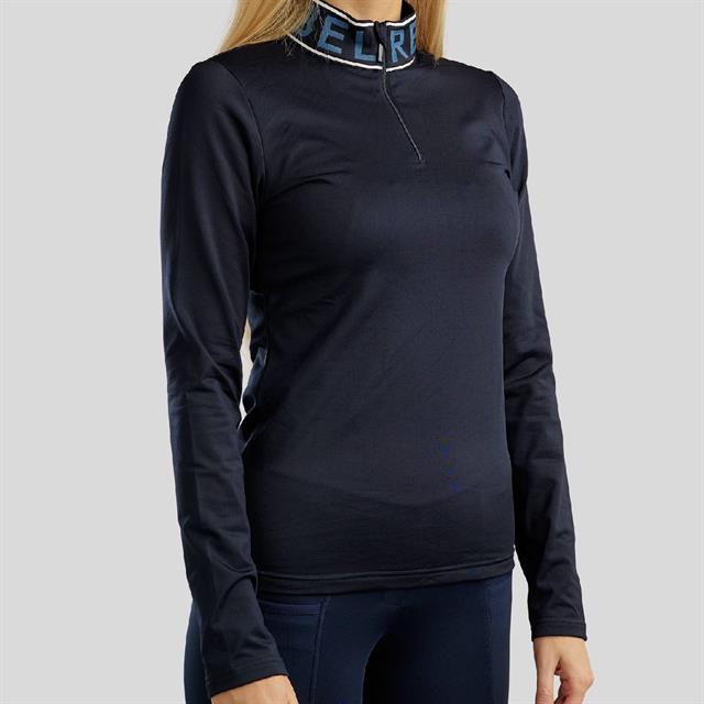 Trainingsshirt Rebel By Montar Logo Collar Donkerblauw