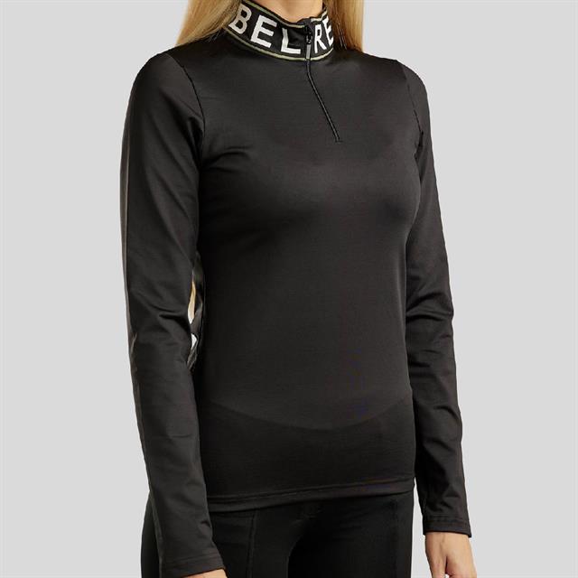 Trainingsshirt Rebel By Montar Logo Collar Zwart