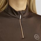 Trainingsshirt Rebel By Montar Rosegold Crystals Bruin