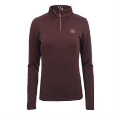 Trainingsshirt Rebel By Montar Rosegold Crystals Bruin