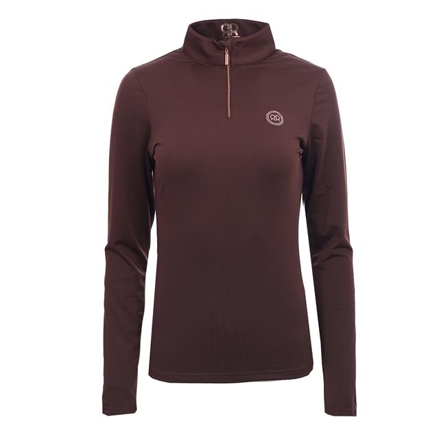 Trainingsshirt Rebel By Montar Rosegold Crystals Bruin