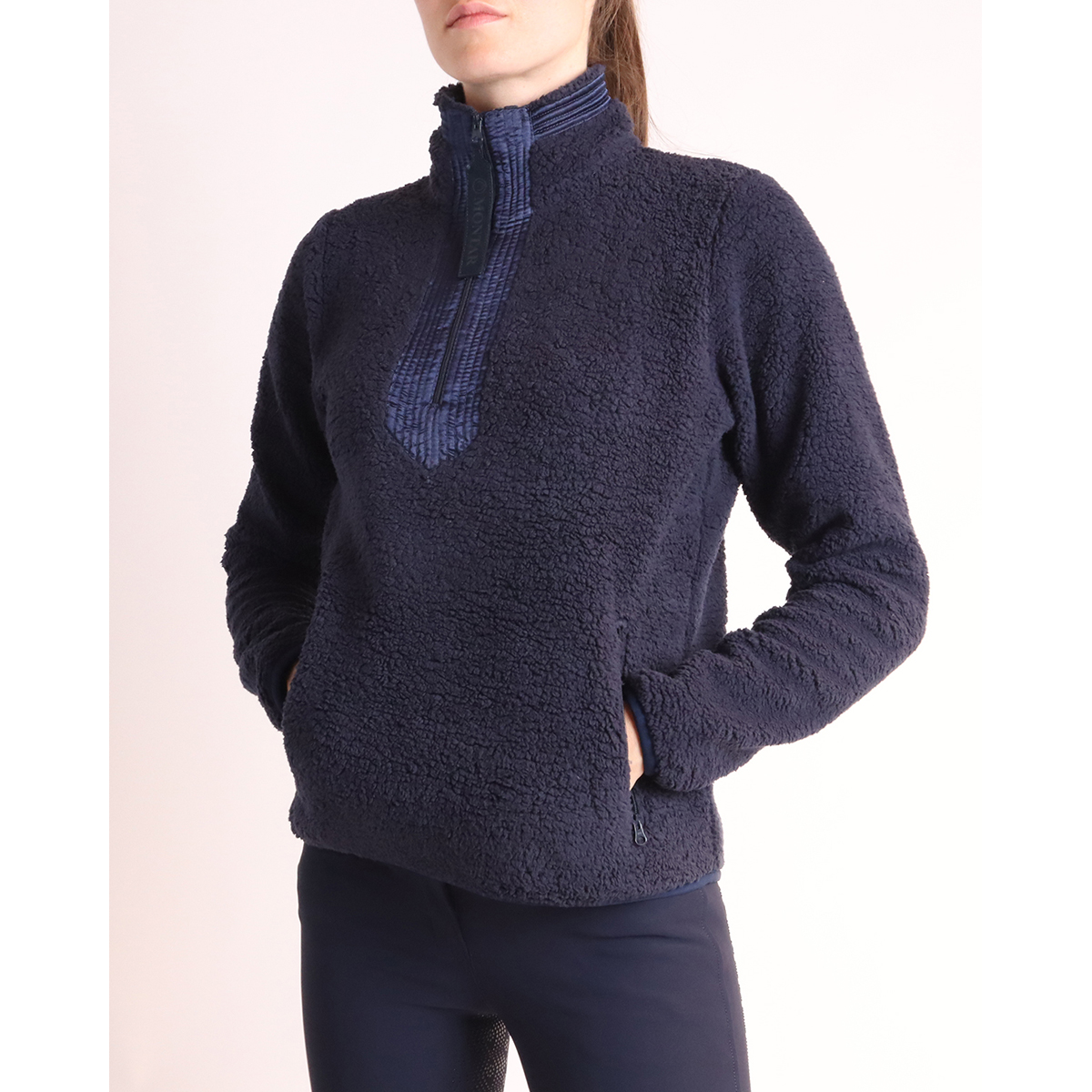 Trui Montar Momaddy Teddy Donkerblauw, XS in donkerblauw