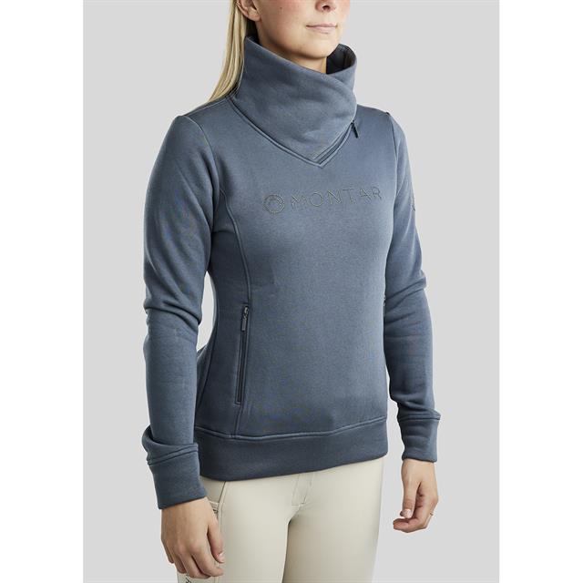 Trui Montar MONaja Gun Metal Middenblauw