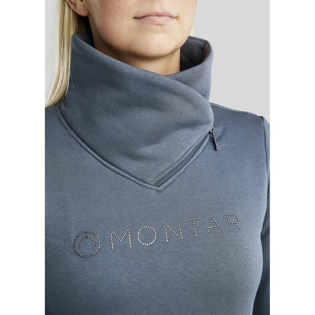 Trui Montar MONaja Gun Metal Middenblauw