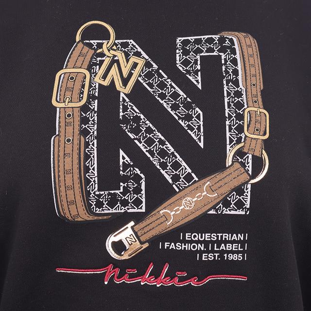 Trui N BRANDS X Epplejeck Sandy Zwart