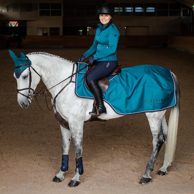 Uitrijdeken Equestrian Stockholm Aurora Blues Darkturquoise