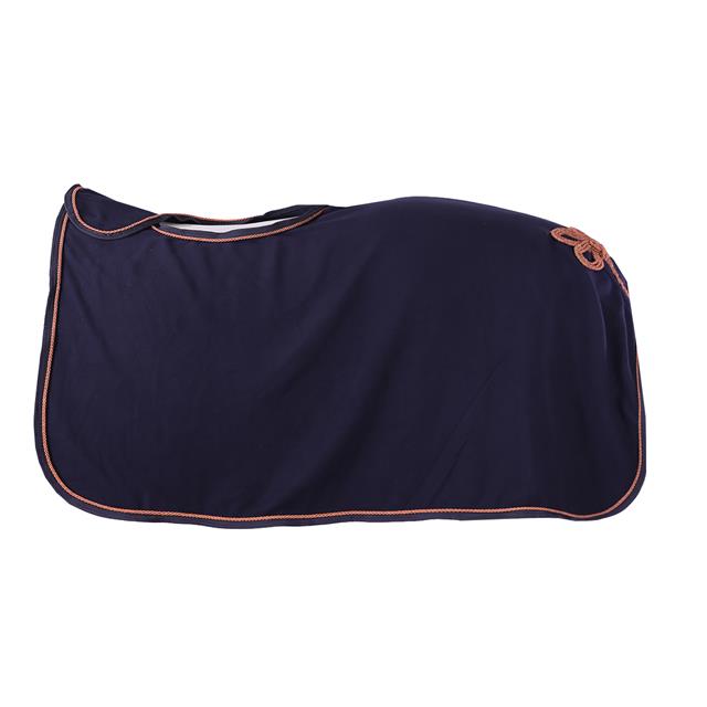 Uitrijdeken Horsegear Luxe Donkerblauw-roségoud