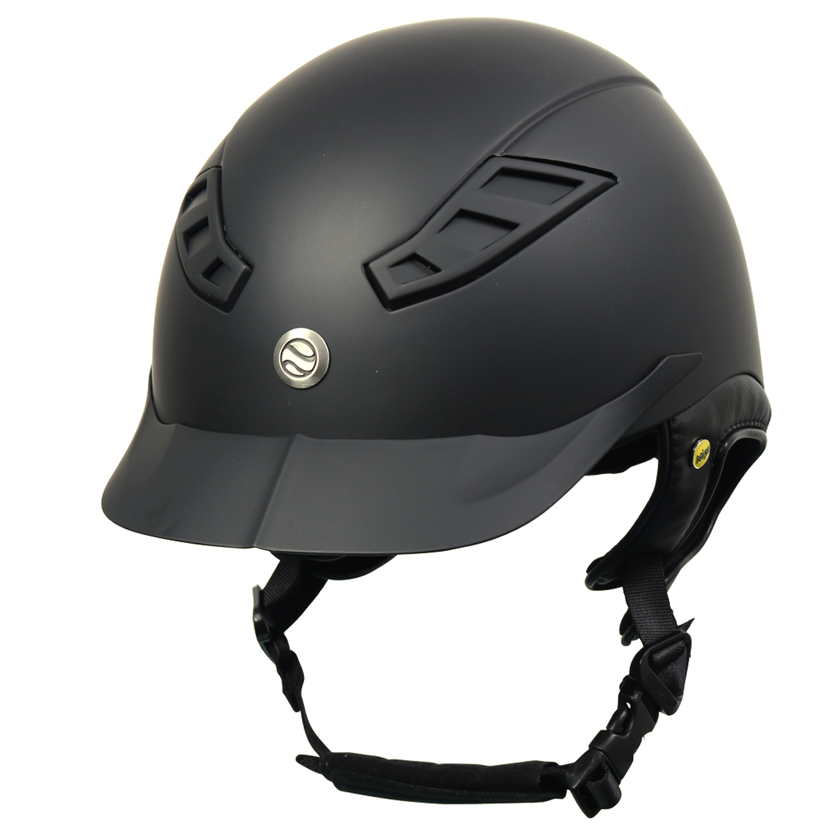 Veiligheidshelm Back On Track Eq3 Lynx Zwart, 59-61 cm in zwart