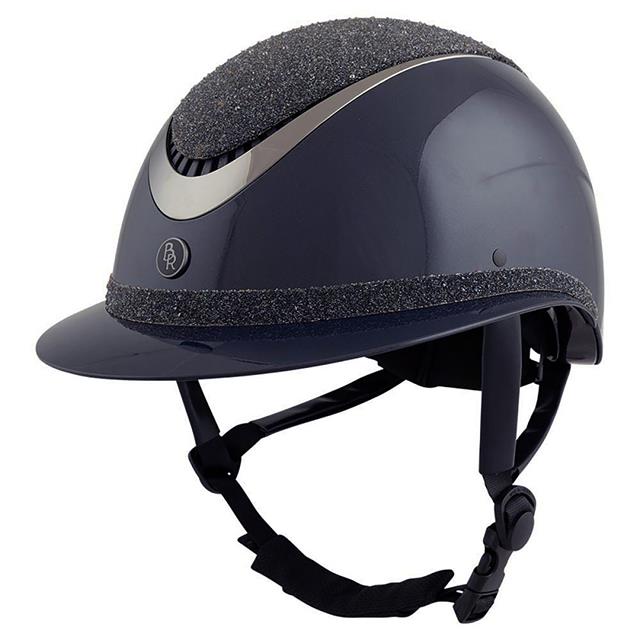 Veiligheidshelm BR Theta Plus Dazzling Glamourous Donkerblauw-zwart