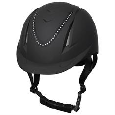 Veiligheidshelm Harry's Horse Chinook Crystal VG1 Zwart