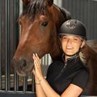 Veiligheidshelm Harry's Horse Pro F1 Matt Sprakle Zwart-zwart