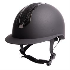 Veiligheidshelm Harry's Horse Pro F1 Matt Sprakle Zwart-zwart