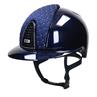 Veiligheidshelm KEP Italia Cromo 2.0 Polish Metal Milano Swarovski Polo Donkerblauw