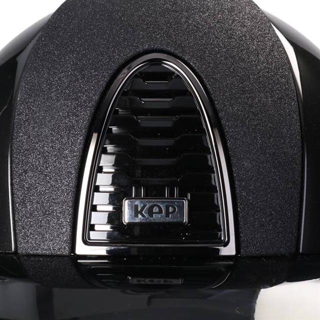 Veiligheidshelm KEP Italia Cromo 2.0 Shine Star Polo Zwart