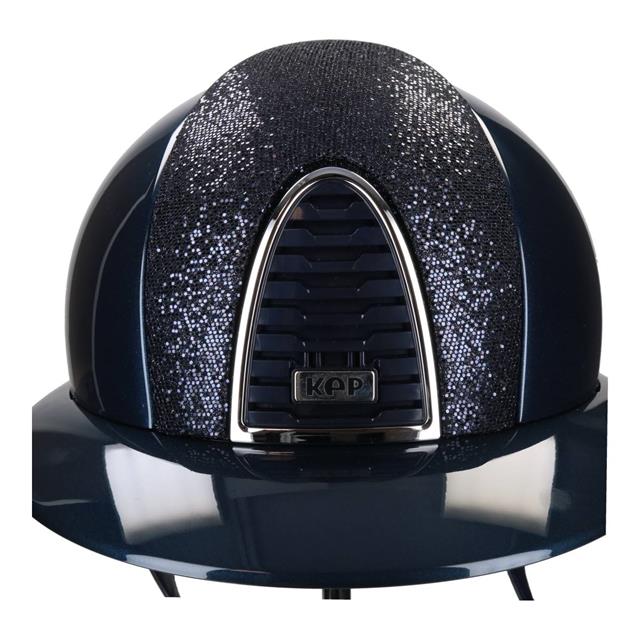 Veiligheidshelm KEP Italia Cromo 2.0 Shine Voorzijde Glitter Polo Donkerblauw