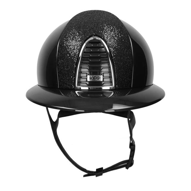 Veiligheidshelm KEP Italia Cromo 2.0 Shine Voorzijde Glitter Polo Zwart