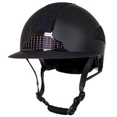 Veiligheidshelm QHP Ohio Polo Visor Zwart