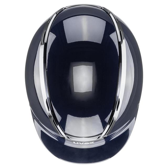 Veiligheidshelm Uvex Exxeed Shiny Crome Donkerblauw