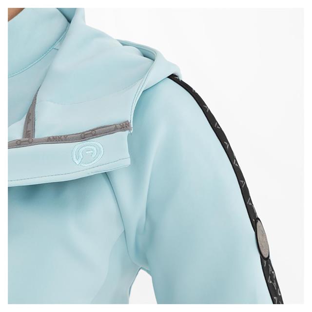 Vest ANKY Hooded Tech Lichtblauw