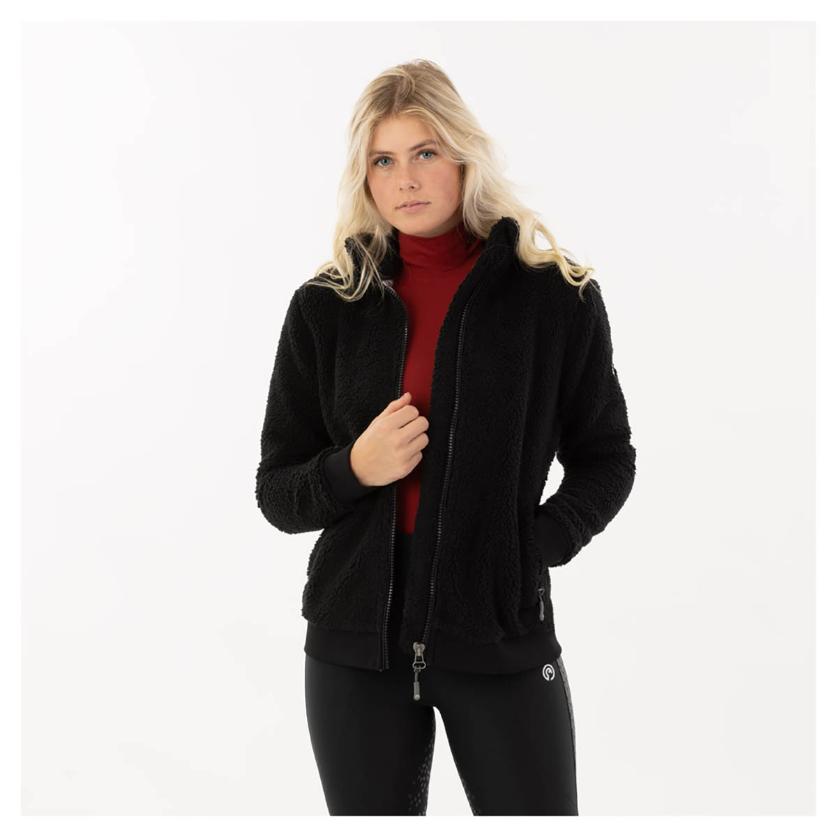 Teddy Jacket Black - XL | Winterkleding ruiter