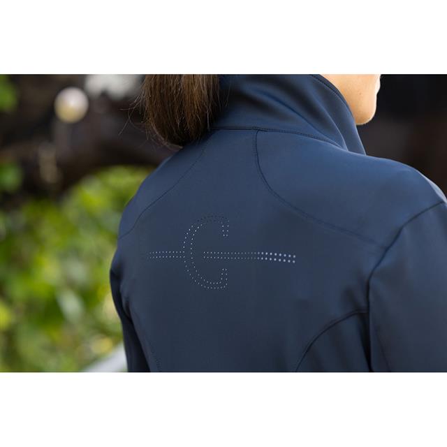 Vest Covalliero Lasercut Donkerblauw