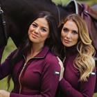 Vest Equestrian Stockholm Merlot Crystal Gold Donkerrood