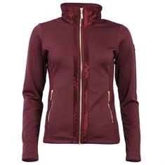 Vest Equestrian Stockholm Merlot Crystal Gold Donkerrood