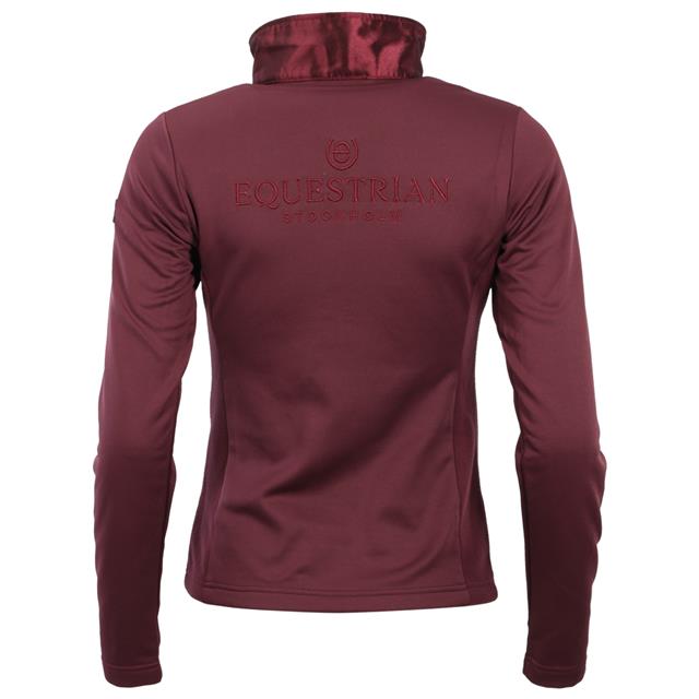 Vest Equestrian Stockholm Merlot Crystal Gold Donkerrood