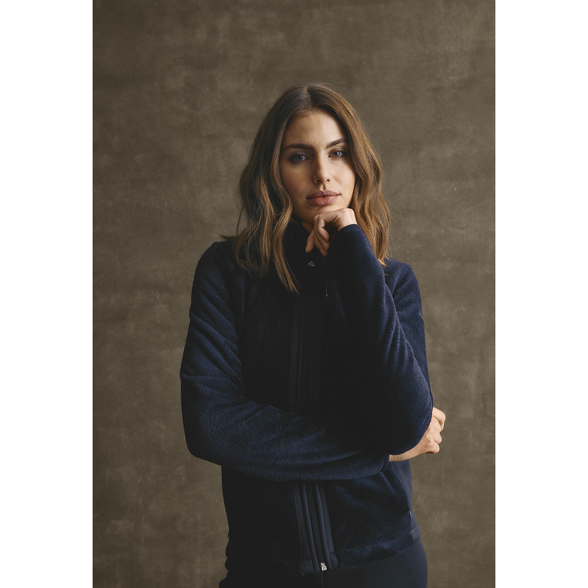 Kingsland Fleece jacket Gionna Navy - M | Winterkleding ruiter