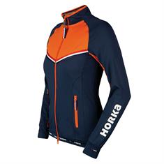 Vest KNHS Meisjes Donkerblauw-oranje