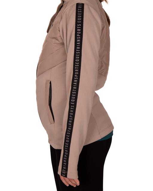 Vest QHP Liz Kids Lichtbruin