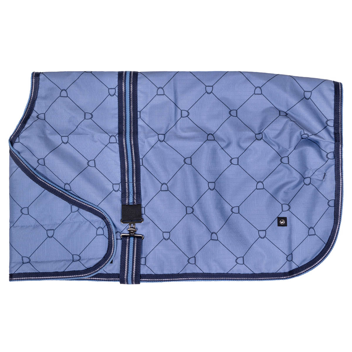 Veulendeken Qhp Turnout Collection Blauw, 65 cm in blauw