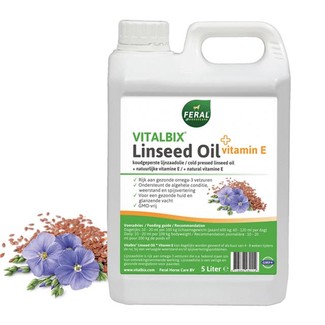 Vitalbix Lijnzaadolie + Vitamine E 