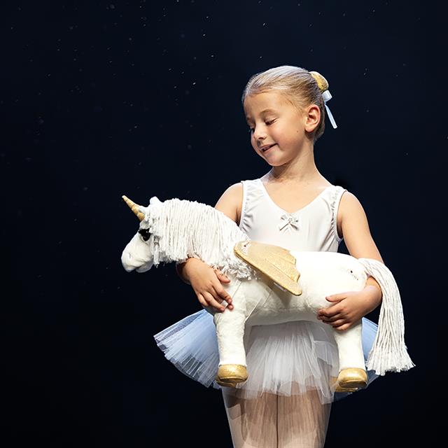 Vleugels LeMieux Mini Toy Unicorn Gold Goud