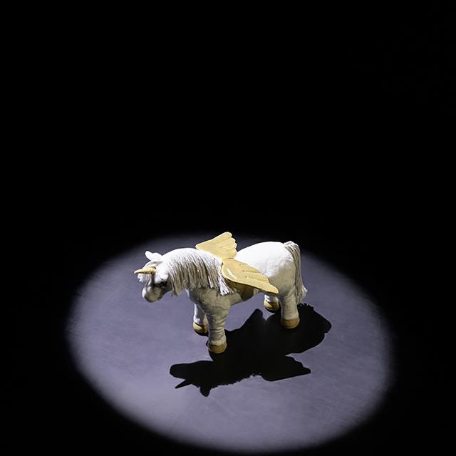 Vleugels LeMieux Mini Toy Unicorn Gold Goud