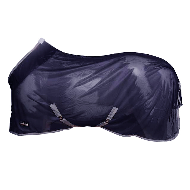 Vliegendeken Epplejeck 2.0 Donkerblauw-zilver