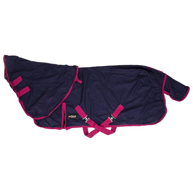 Vliegendeken Epplejeck Junior Full Neck Donkerblauw-roze