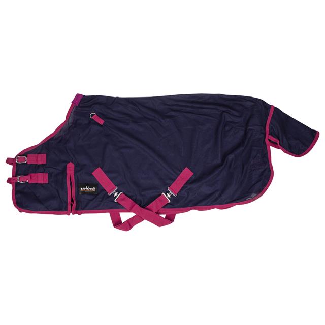 Vliegendeken Epplejeck Junior Full Neck Donkerblauw-roze